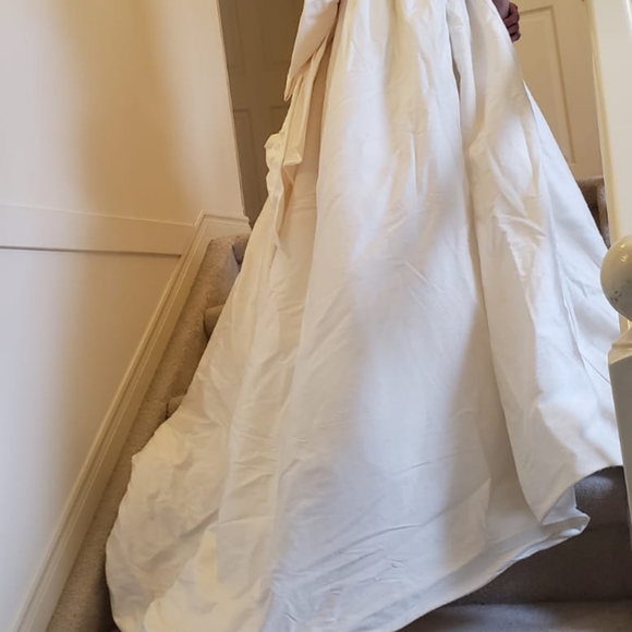 Vintage 90s Mori Lee Silk Wedding Dress - Picture 16 of 16